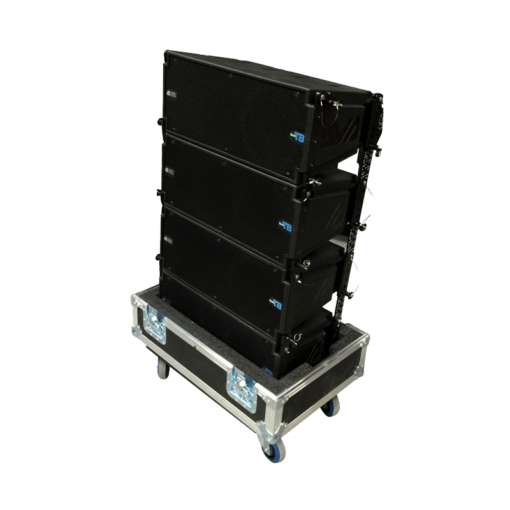 db3: 4 x dB technologies T8 line array module in Fl case + DKR10 fl. frame