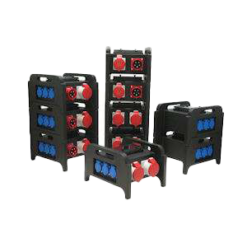PSU 125A IN, 2 x 63A + 4 x 32A + 12 x schuko OUT