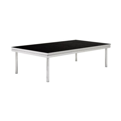 Podiumelement zwart 2m x 1m + 4 pootjes 80 cm